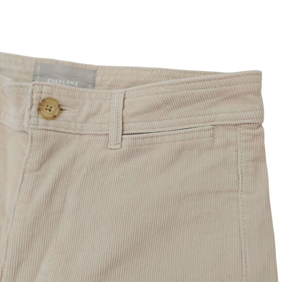 Everlane Corduroy Pants Womens 4 Beige Wide Leg Festival Boho Retro Y2K - Picture 4 of 12